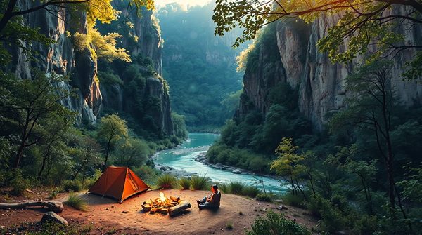 Camping dans les gorges du tarn : un coin de paradis à peyrelade